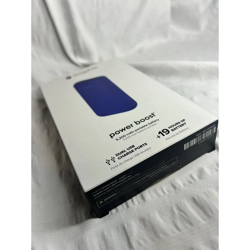 Mophie Power Boost Portable Charger - 5,200 mAh - Universal Compatibility RJ278